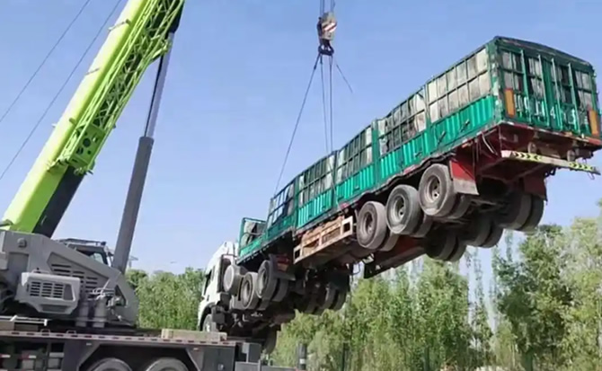 三门道路脱困救援案例